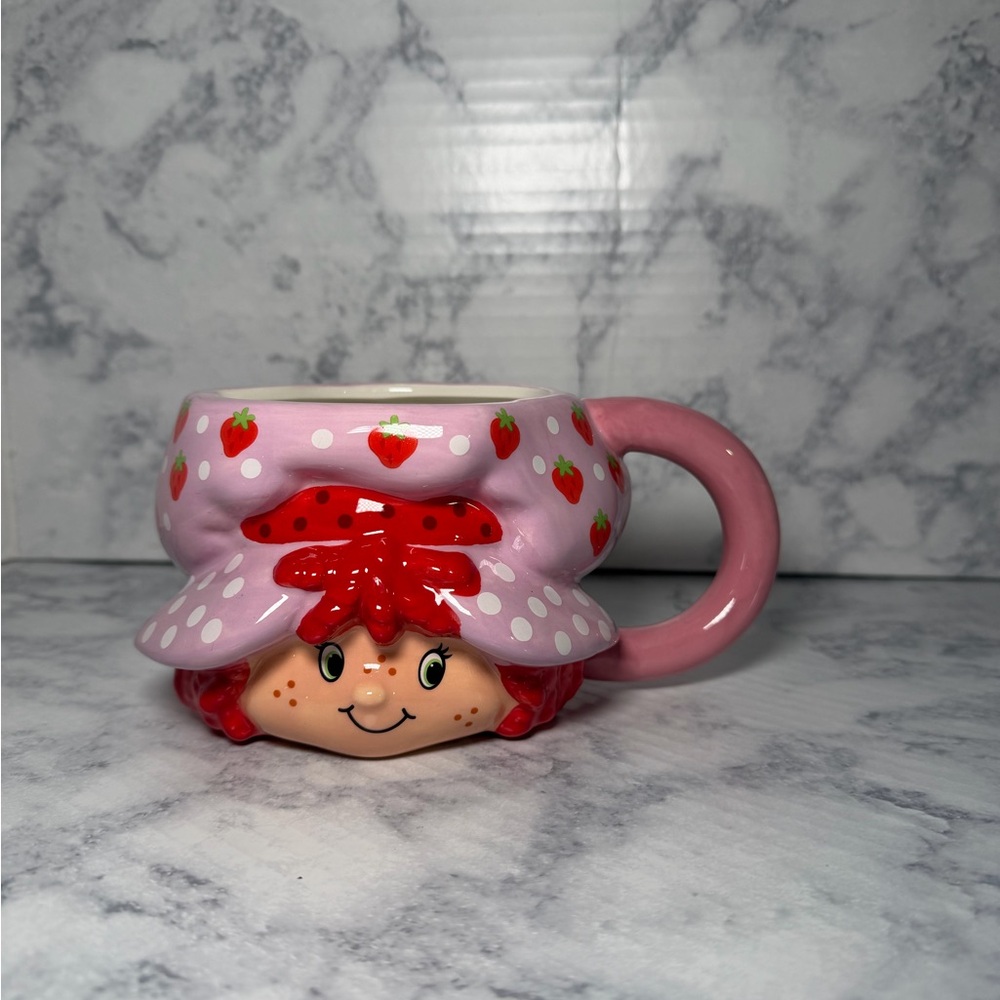 Strawberry Character Pink Mug